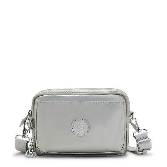 Bolsas Kipling Abanu Multi Metallic Convertible Crossbody Bag Plateados | MX 2039DF